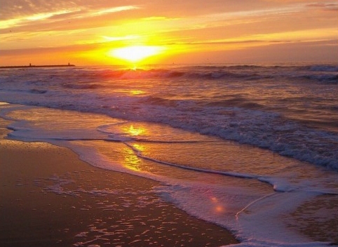 Beach at Sunset